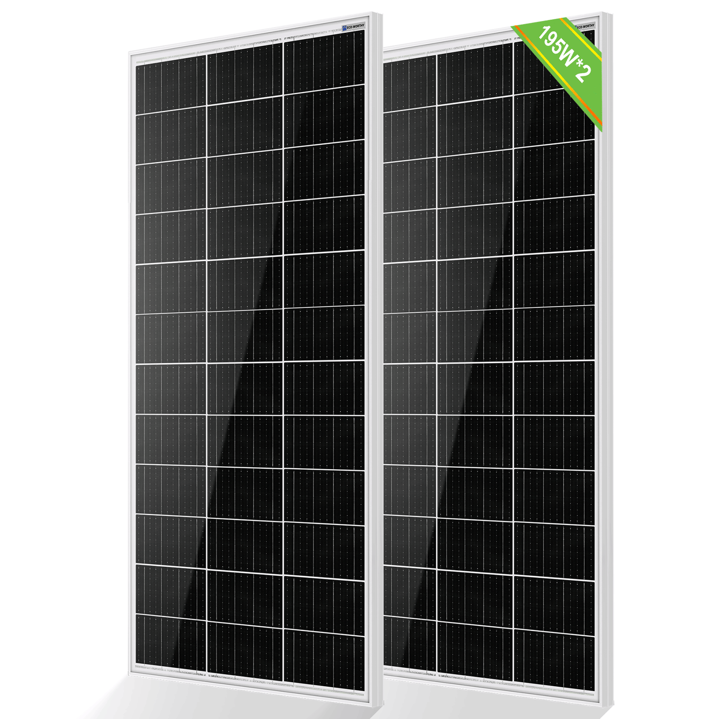 195W 12V Monocrystalline Solar Panel - Solar panel - ECO - WORTHY