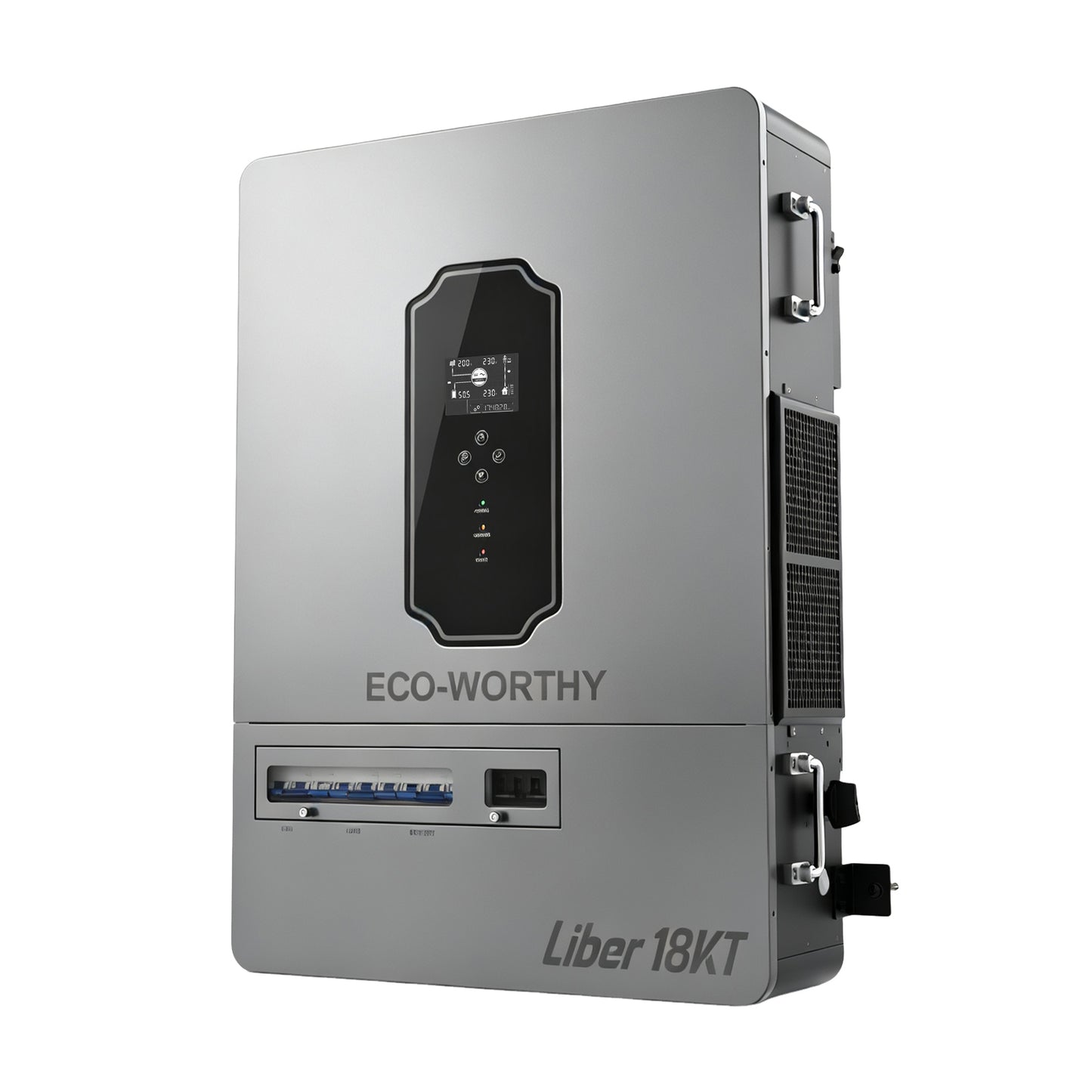ECO-WORTHY Liber 18KT Off-grid Three-phase Inverter | 18KW 120/208Y Vac Output | 28.8KW PV Input | 360A Charge/Discharge Current
