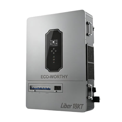 ECO-WORTHY Liber 18KT Off-grid Three-phase Inverter | 18KW 120/208Y Vac Output | 28.8KW PV Input | 360A Charge/Discharge Current