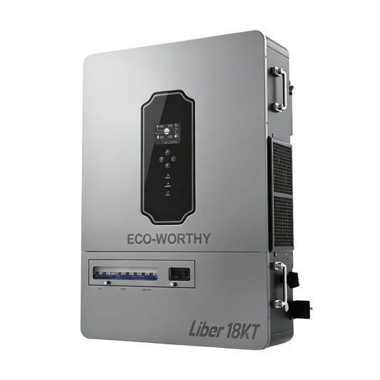 ECO-WORTHY Liber 18KT Off-grid Three-phase Inverter | 18KW 120/208Y Vac Output | 28.8KW PV Input | 360A Charge/Discharge Current