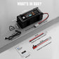20A 12V/24V Smart Battery Charger with LCD Display for Most Batteries - battery accessories - ECO - WORTHY