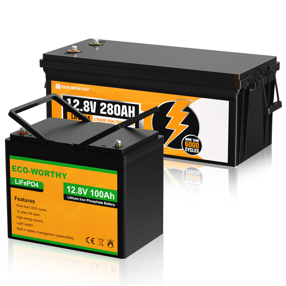 WATTSTUNDE® Lithium 12V 50Ah LiFePO4 Batterie LIX12-50-BS