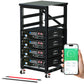 ECO-WORTHY 48V(51.2V) 100Ah Server Rack Battery,5.12kWh Lithium Battery,3U Size,With Bluetooth & Wifi