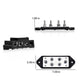 ECO-WORTHY 400A Busbar with 6×M8 Studs, One Set of Two for Parallel Batteries