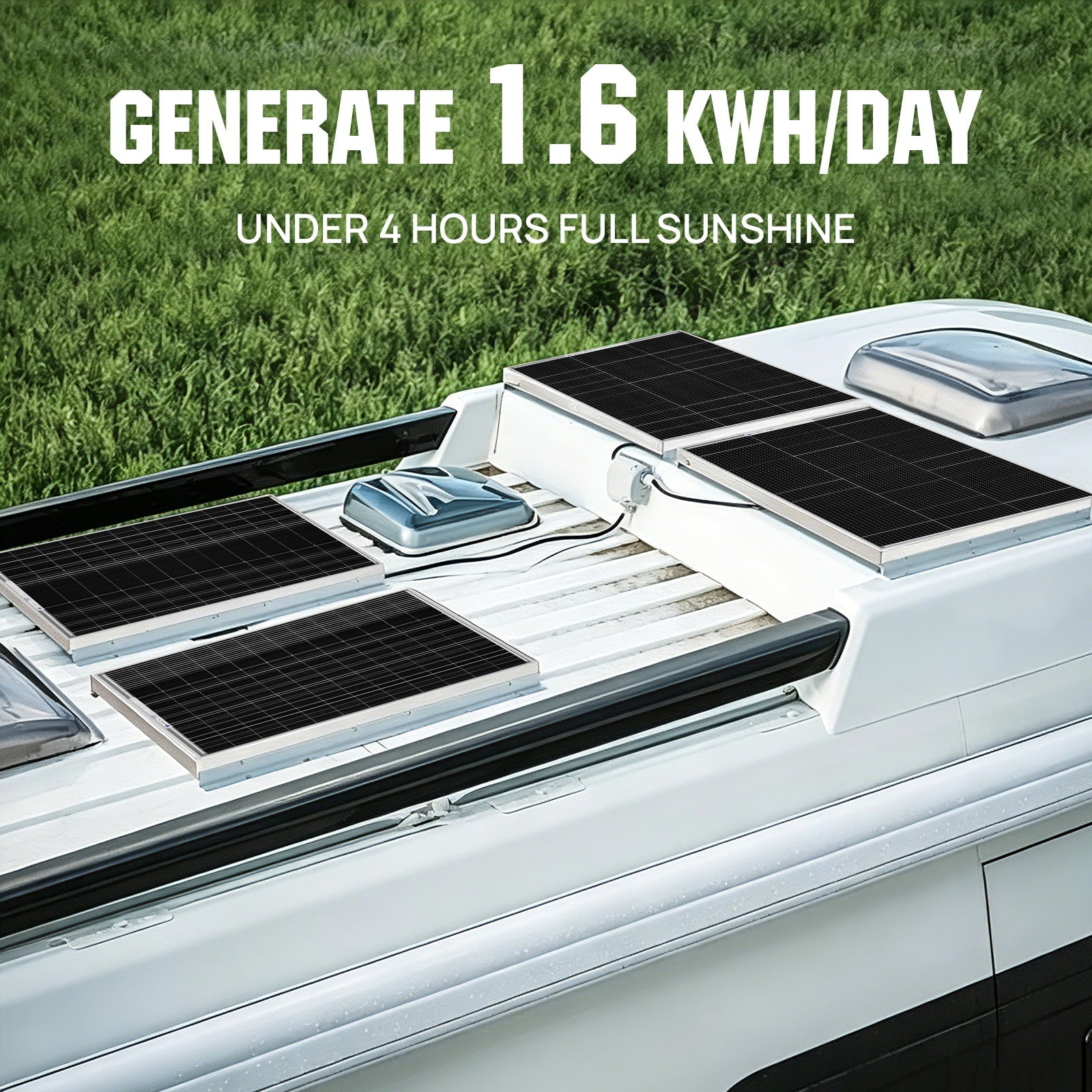 400W 12V (4x100W) Complete MPPT Off Grid Solar Kit - Kits - ECO-WORTHY