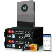 ECO-WORTHY Home Backup Power Bundle with 48V 100ah Battery and 10kW Inverter