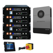 ECO-WORTHY Home Backup Power Bundle with 48V 100ah Battery and 10kW Inverter
