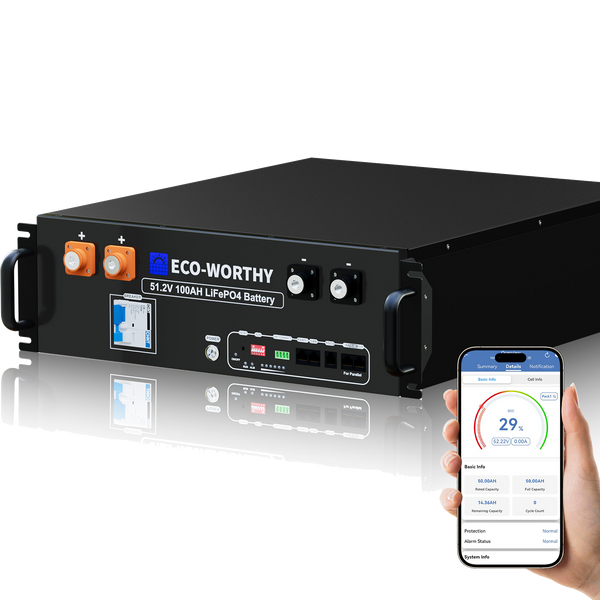 48v 100ah server rack battery