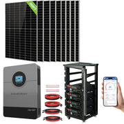 ECO-WORTHY Complete Off-Grid Solar Power System |20.48kWh/61.44kWh Battery | 10000W 120/240V | 5310W/15340W PV