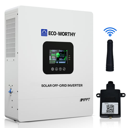 5000W Solar Off-grid Inverter Charger 48V DC to 120V AC Split Phase Power Inverter