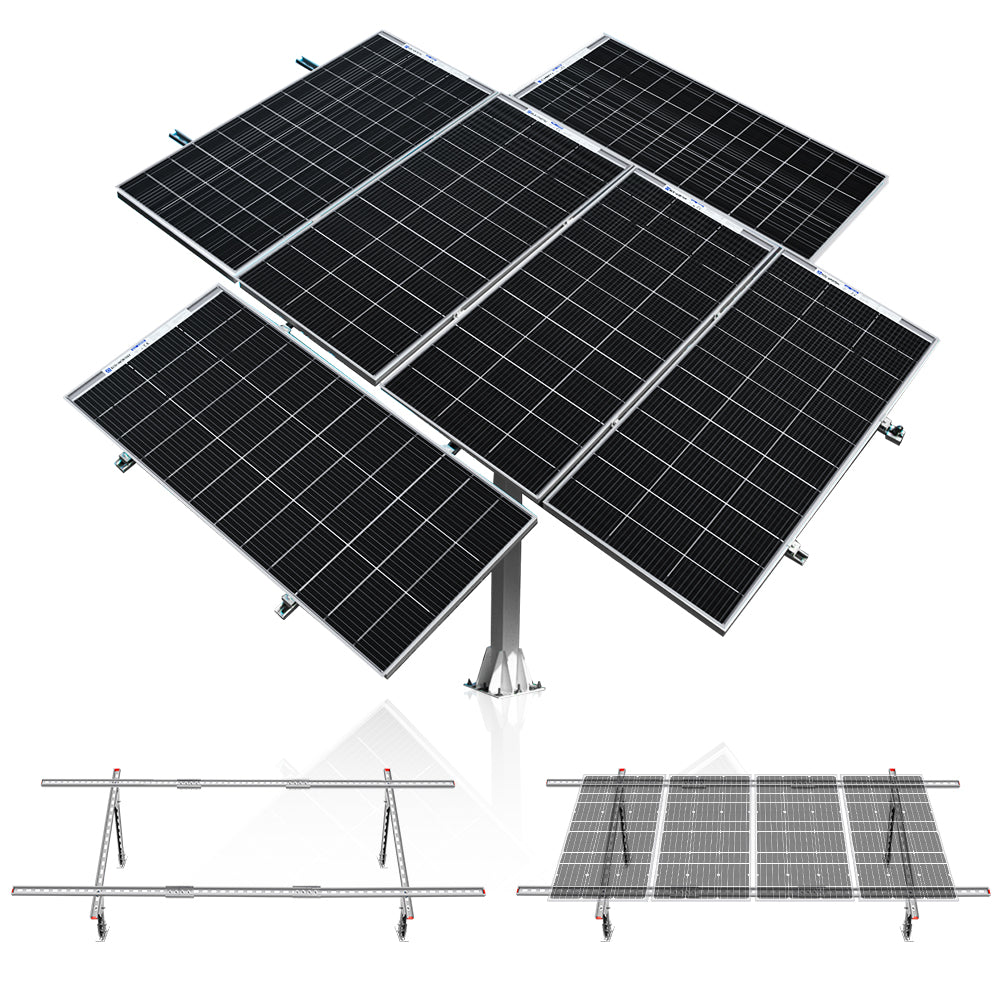 400W 12V (4x100W) Complete MPPT Off Grid Solar Kit with 1.1kW