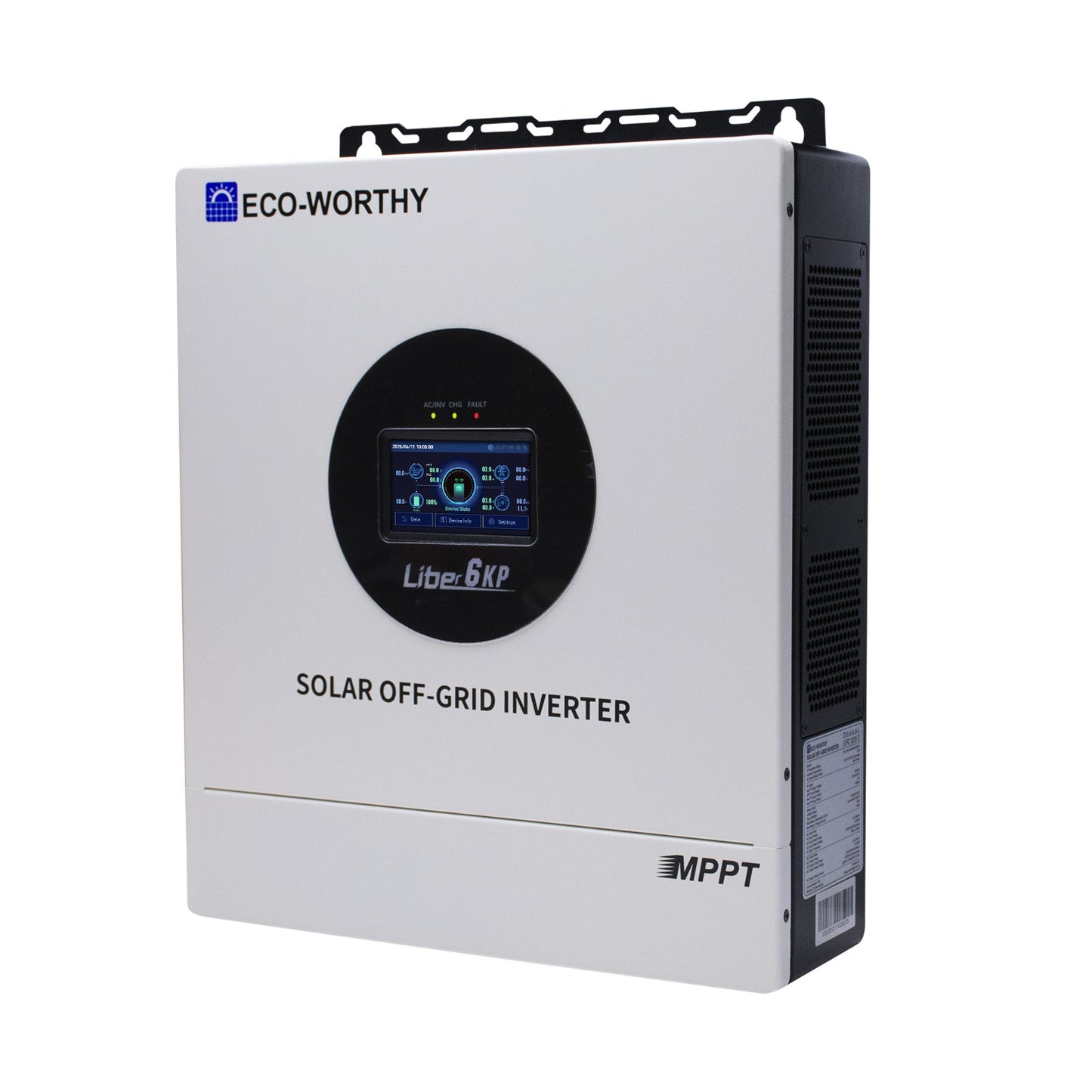 6KW Solar Off - grid Split - phase AIO Inverter, 48Vdc to 120Vac/240Vac, 9kW@500V PV Input - charge inverter - ECO - WORTHY