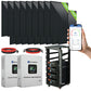 ECO-WORTHY Complete Off-Grid Solar Panel Kit | 2*5KW 120V/240V Output | 20.48kWh/30.72kWh Lithium Battery | 7380Watt /9840Watts of Solar Panels