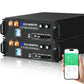 ECO-WORTHY 48V(51.2V) 100Ah Server Rack Battery,5.12kWh Lithium Battery,3U Size,With Bluetooth & Wifi(Version 3)