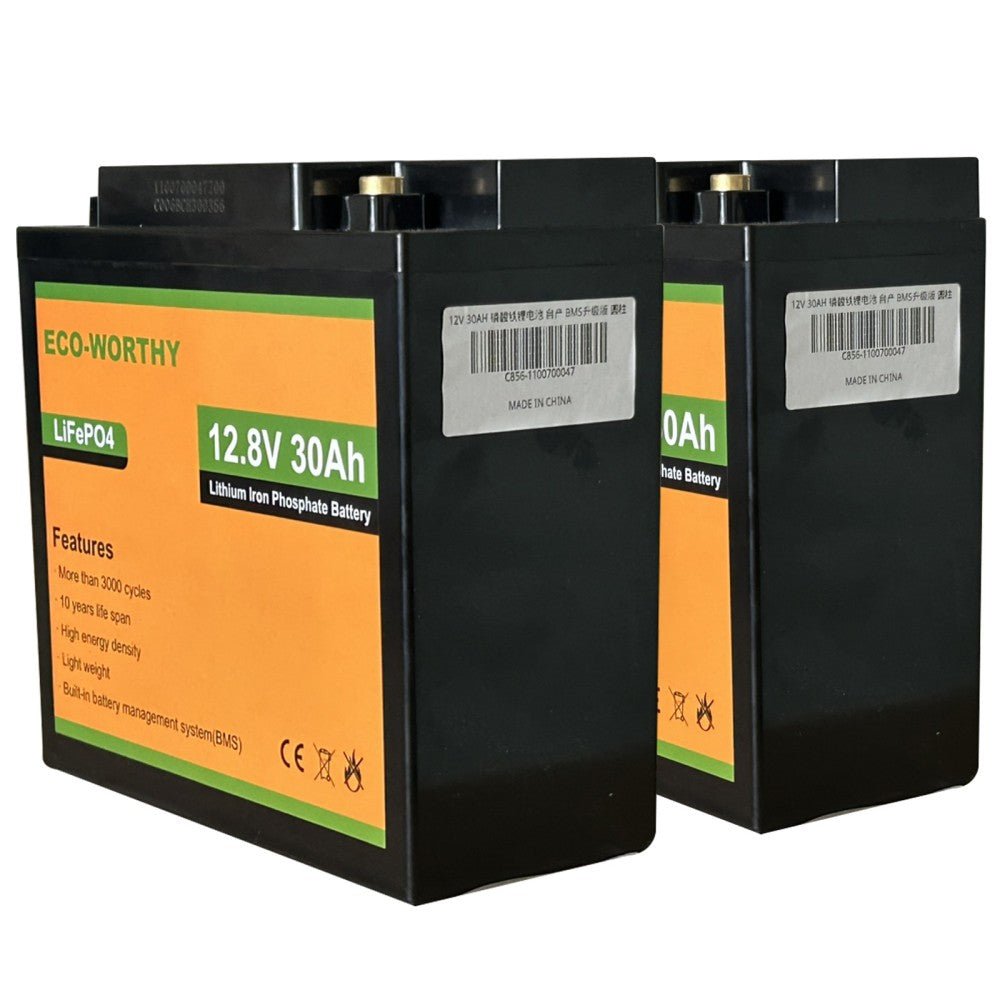 B2B - LiFePO4 12V 10Ah Lithium Iron Phosphate Battery - lithium battery - ECO - WORTHY