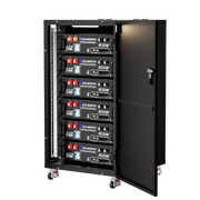 ECO-WORTHY Cubix100 48V 600AH (6Pack 48V 100AH) Lithium Lifepo4 Battery With RACK6 V3 Server Rack Battery Cabinet