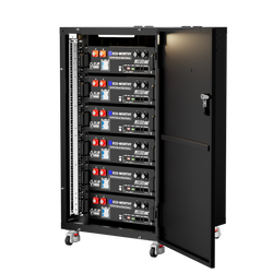 ECO-WORTHY Cubix100 48V 600AH (6Pack 48V 100AH) Lithium Lifepo4 Battery With RACK6 V3 Server Rack Battery Cabinet