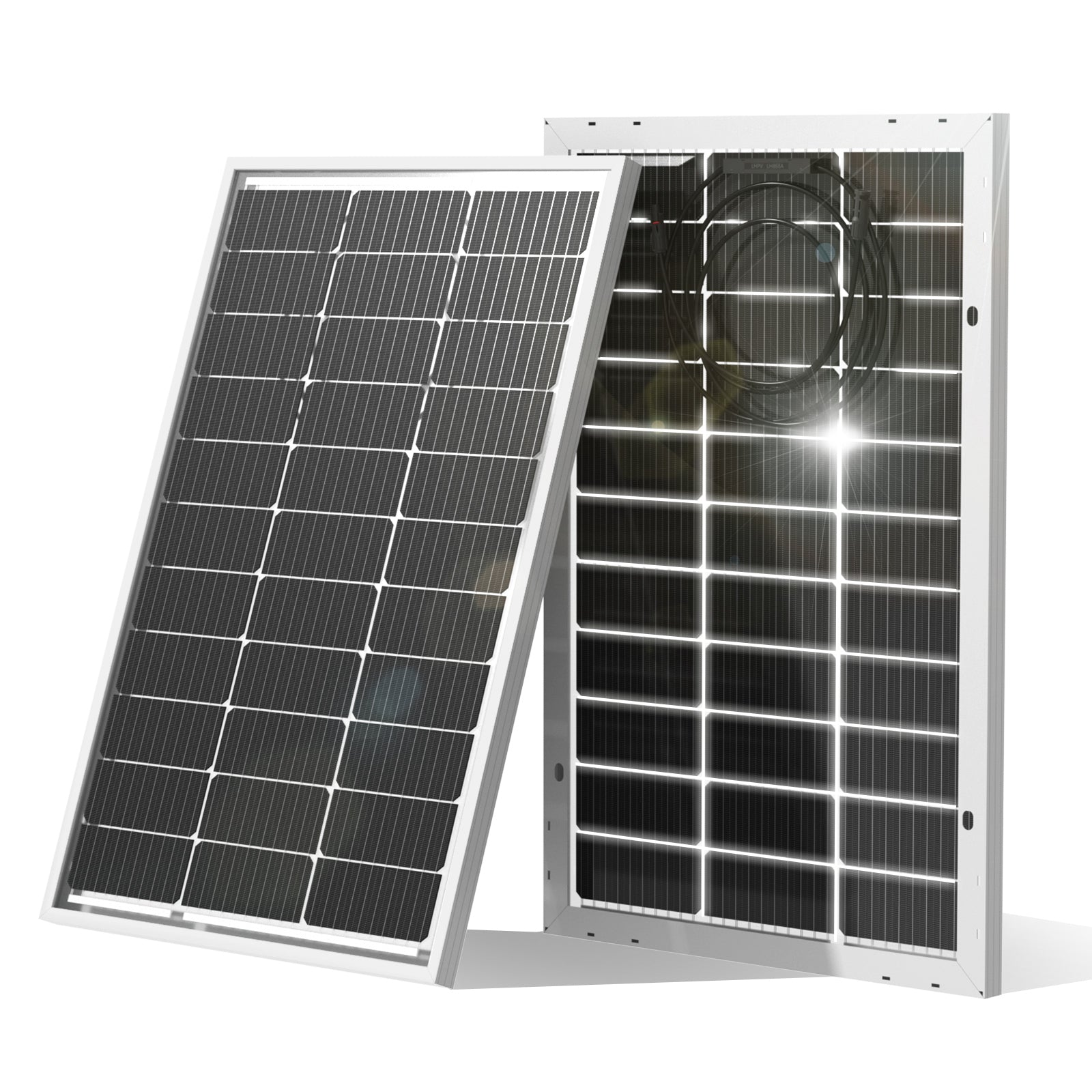 Bifacial 100W 12V Monocrystalline Solar Panel - Solar panel - ECO - WORTHY