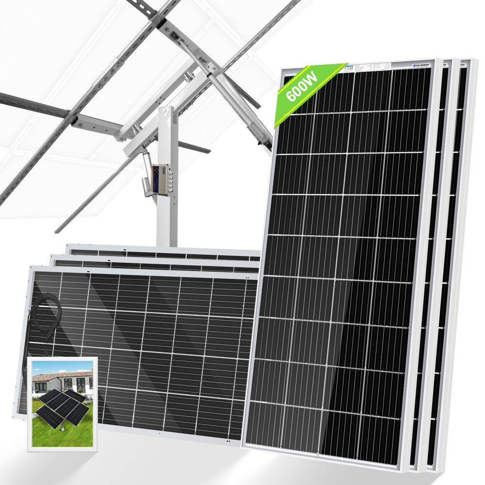 Dual Axis Solar Tracker System - Mounting brackets - ECO - WORTHY