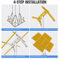 Dual Axis Solar Tracker System - Mounting brackets - ECO - WORTHY
