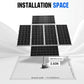 Dual Axis Solar Tracker System - Mounting brackets - ECO - WORTHY