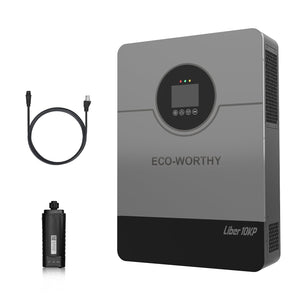 Eco-Worthy 10000W V2 Solar Off-grid Split-phase AIO Inverter | 48Vdc to 120Vac/240Vac | 10000W@500V PV Input | UL 1741