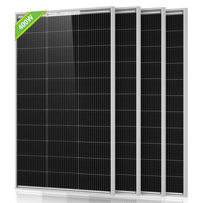 Eco - Worthy 100W 18V Monocrystalline Solar Panel High Efficiency Module RV Marine Boat Caravan Off Grid - Solar panel - ECO - WORTHY