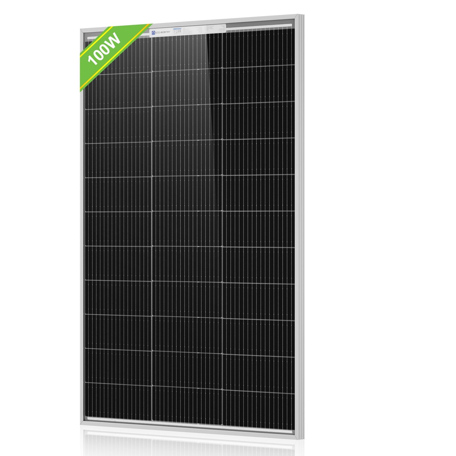 100W 18V Monocrystalline Solar Panel High Efficiency Module RV Marine Boat Caravan Off Grid