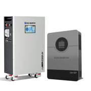 Eco-Worthy 10kW Home Backup Solar Power Bundle | PowerMega 314 51.2V 314Ah Battery and 48V 10000w Off Grid Inverter