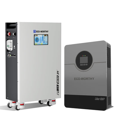 Eco-Worthy 10kW Home Backup Solar Power Bundle | PowerMega 314 51.2V 314Ah Battery and 48V 10000w Off Grid Inverter - lithium battery - ECO-WORTHY