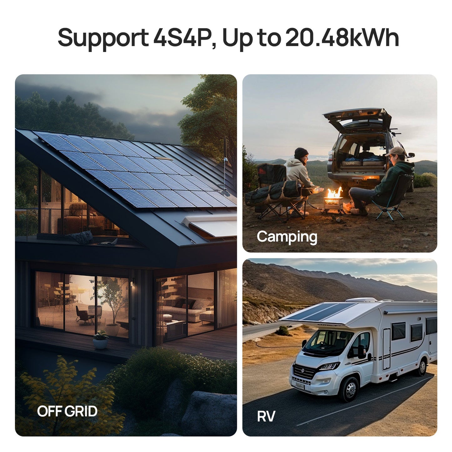 ECO - WORTHY 12V 100Ah LiFePO4 Lithium Battery with SOC Display - lithium battery - ECO - WORTHY