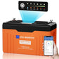 ECO - WORTHY 12V 314AH Lifepo4 Lithium Battery Bluetooth with SOC LEDs and Low Temp Protection Version2 - lithium battery - ECO - WORTHY