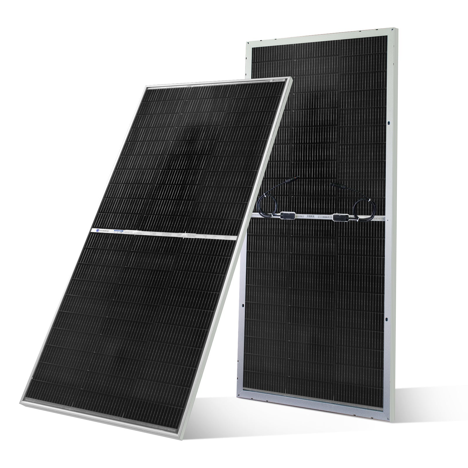 ECO - WORTHY 195W N - Type 18BB Bifacial Solar Panel with 25% High Conversion Efficiency, Ideal for RV, Boat, Roof, Farm,Home & Off - Grid Applications - Solar panel - ECO - WORTHY