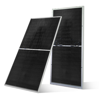 ECO - WORTHY 195W N - Type 18BB Bifacial Solar Panel with 25% High Conversion Efficiency, Ideal for RV, Boat, Roof, Farm,Home & Off - Grid Applications - Solar panel - ECO - WORTHY