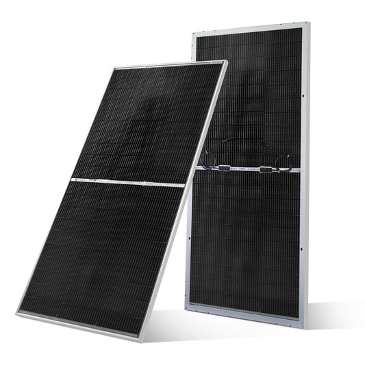 ECO - WORTHY 195W N - Type 18BB Bifacial Solar Panel with 25% High Conversion Efficiency, Ideal for RV, Boat, Roof, Farm,Home & Off - Grid Applications - Solar panel - ECO - WORTHY