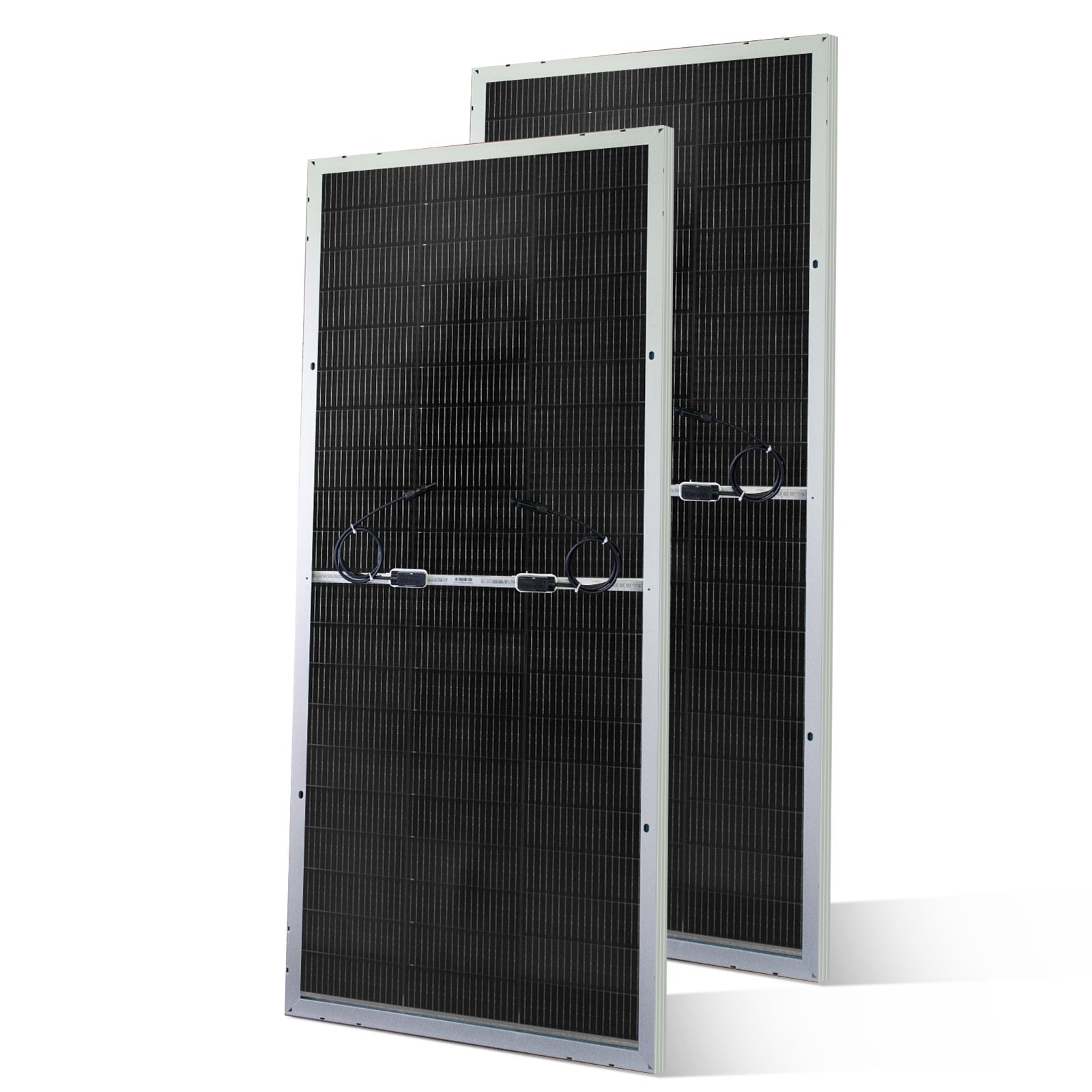 ECO - WORTHY 195W N - Type 18BB Bifacial Solar Panel with 25% High Conversion Efficiency, Ideal for RV, Boat, Roof, Farm,Home & Off - Grid Applications - Solar panel - ECO - WORTHY