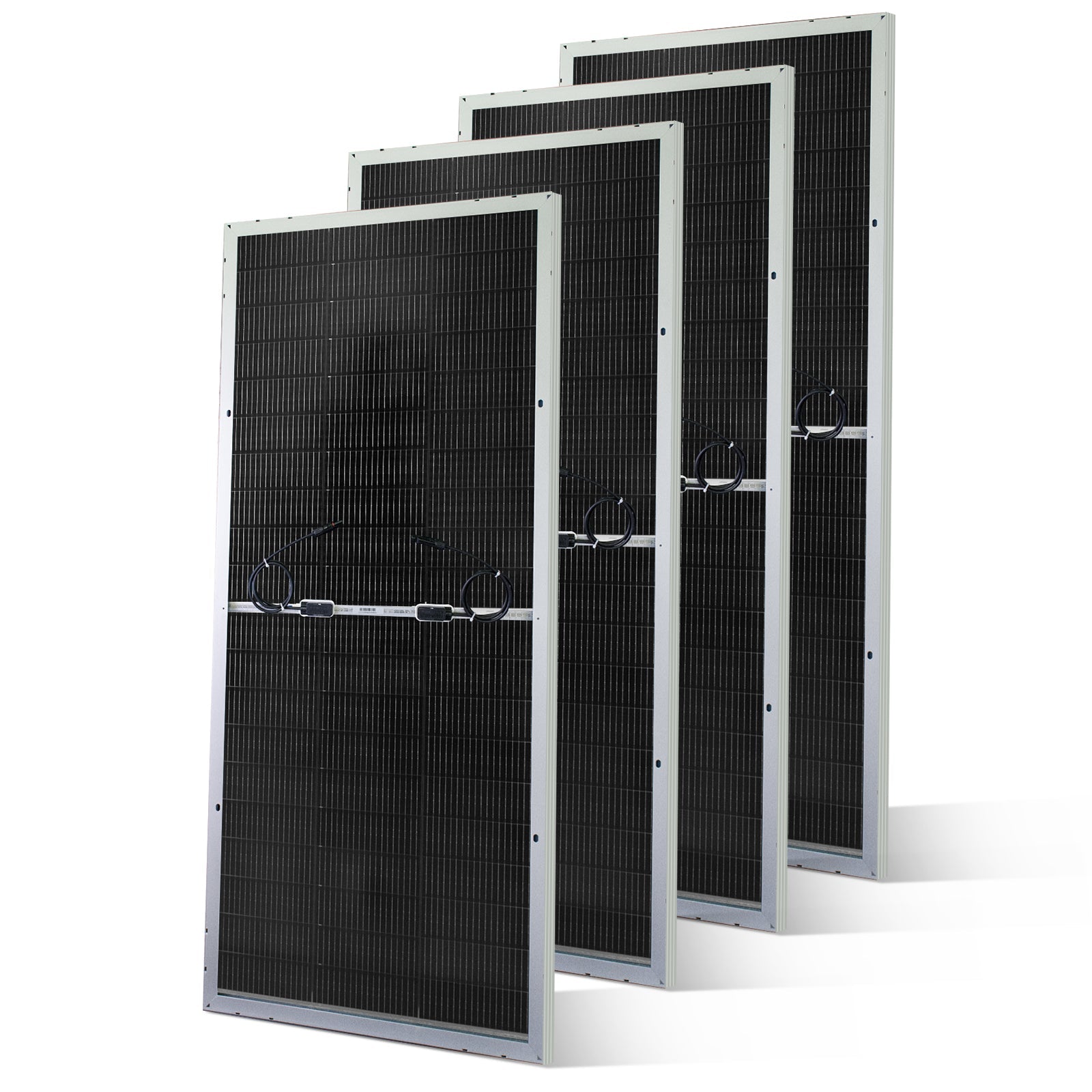 ECO - WORTHY 195W N - Type 18BB Bifacial Solar Panel with 25% High Conversion Efficiency, Ideal for RV, Boat, Roof, Farm,Home & Off - Grid Applications - Solar panel - ECO - WORTHY