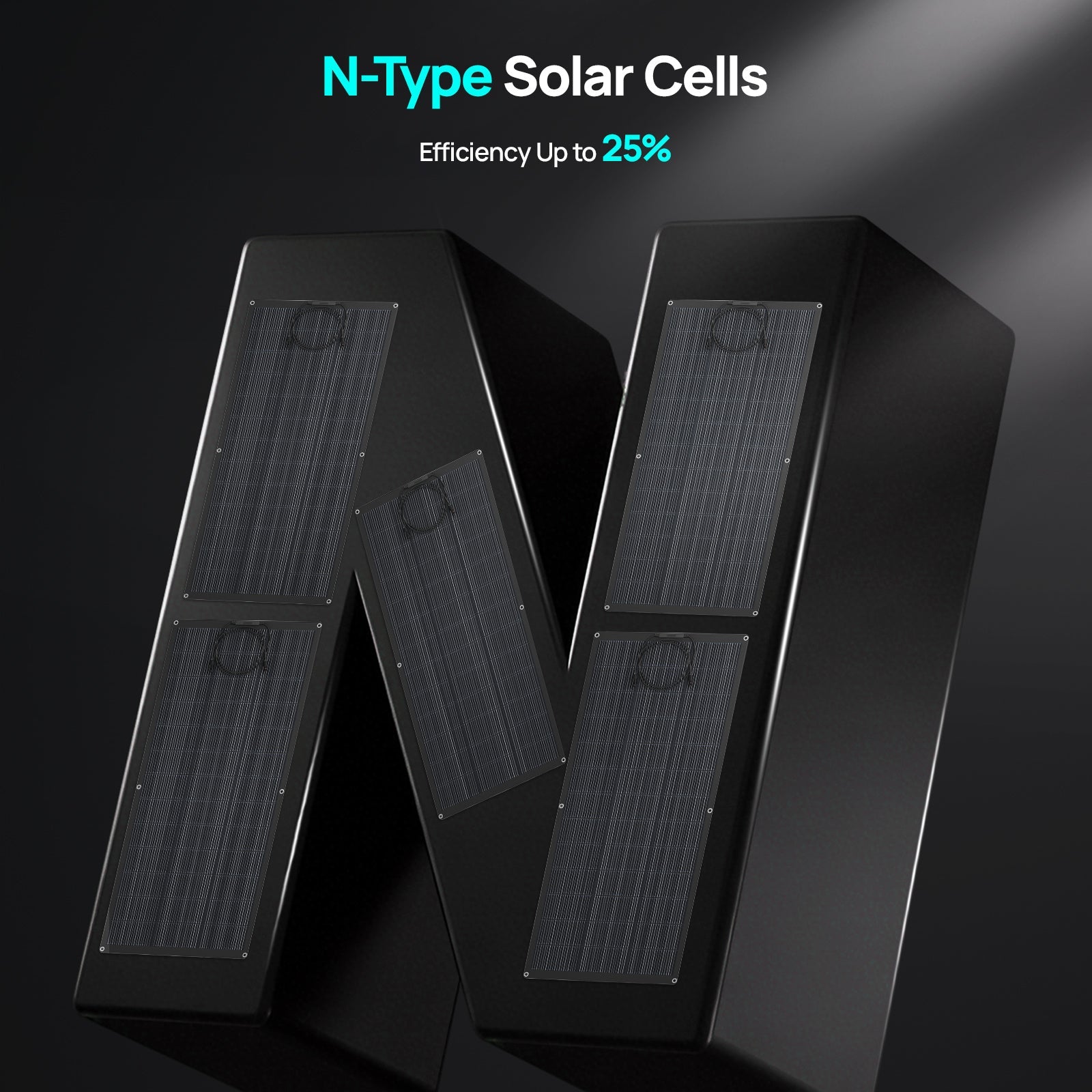 ECO-WORTHY 200W Flexible HJT Solar Panels 18V ETFE 18BB - Solar panel - ECO-WORTHY