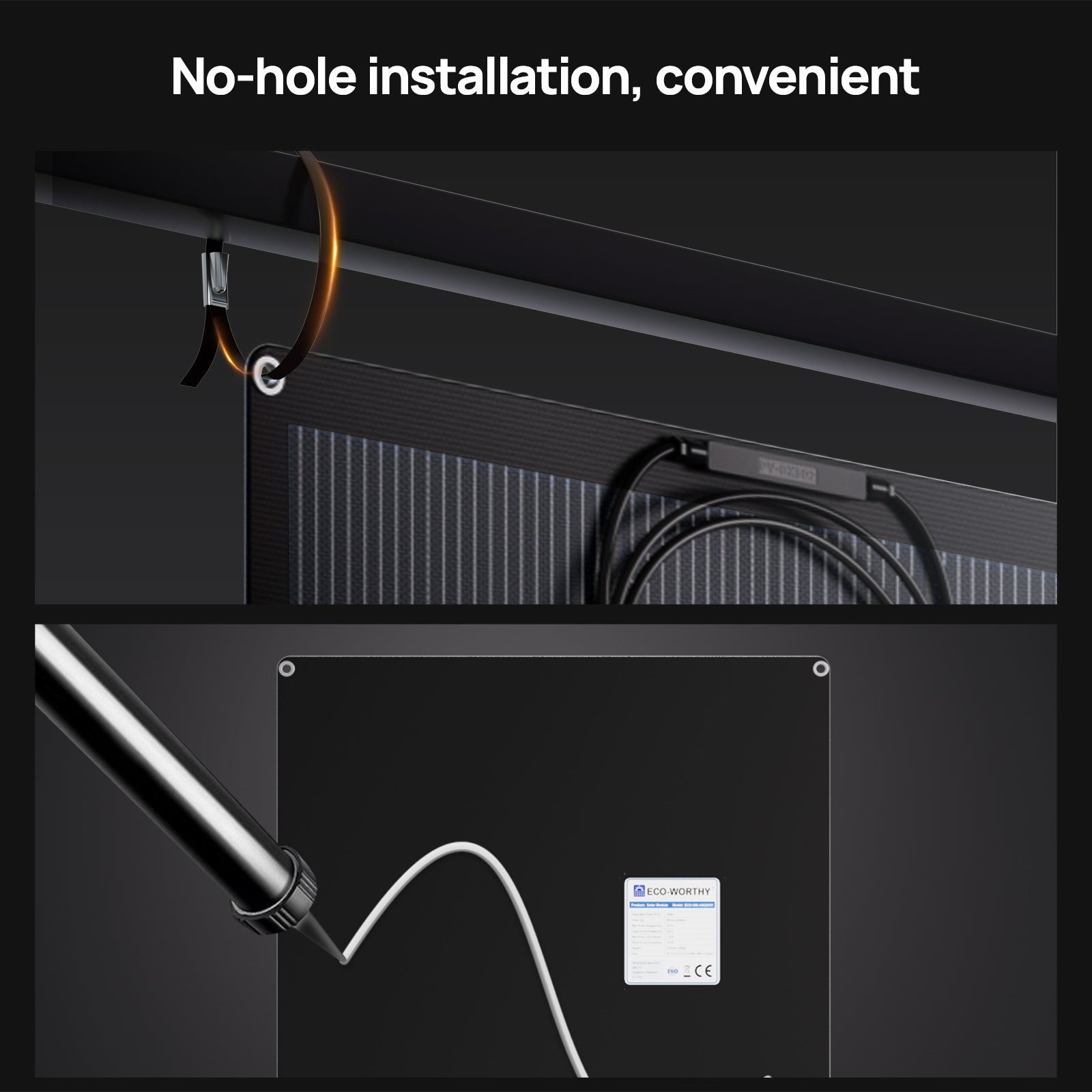 ECO-WORTHY 200W Flexible HJT Solar Panels 18V ETFE 18BB - Solar panel - ECO-WORTHY