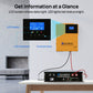 ECO - WORTHY 3500W 48V DC to 120V AC All - in - one Solar Off - grid Inverter Charger with Remote Monitoring,Multiple Parallel Ability. - charge inverter - ECO - WORTHY