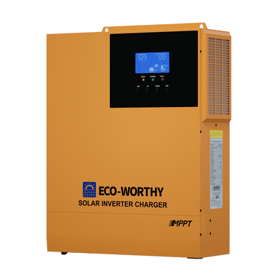 ECO-WORTHY 3500W Solar Off-grid AIO Inverter, 48Vdc to 120Vac, 4400W@150V PV Input - charge inverter - ECO-WORTHY