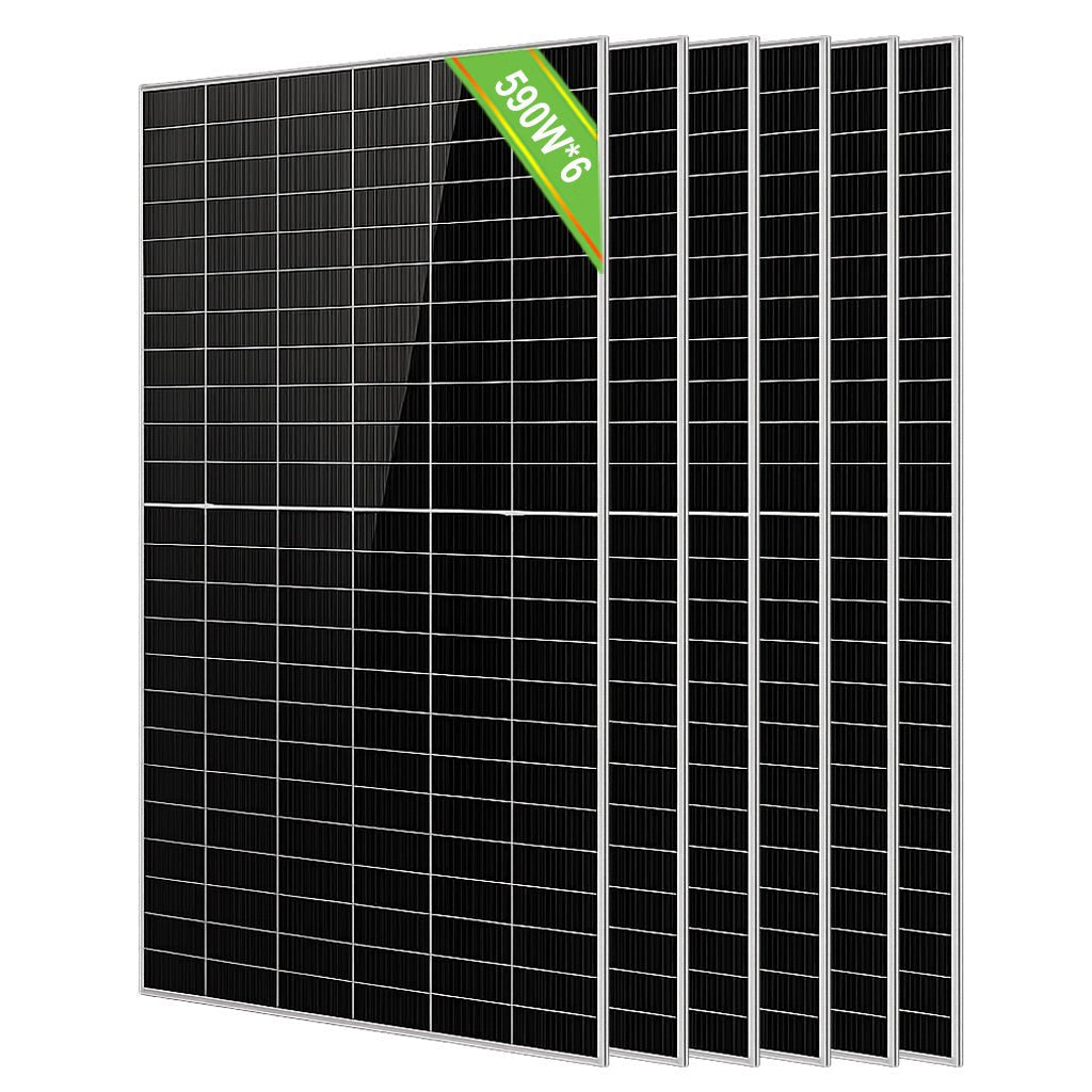 ECO - WORTHY 590W Bifacial N - Type Solar Panels - Solar panel - ECO - WORTHY