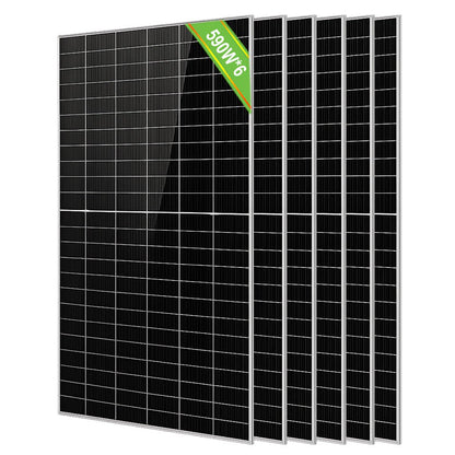 ECO - WORTHY 590W Bifacial N - Type Solar Panels - Solar panel - ECO - WORTHY