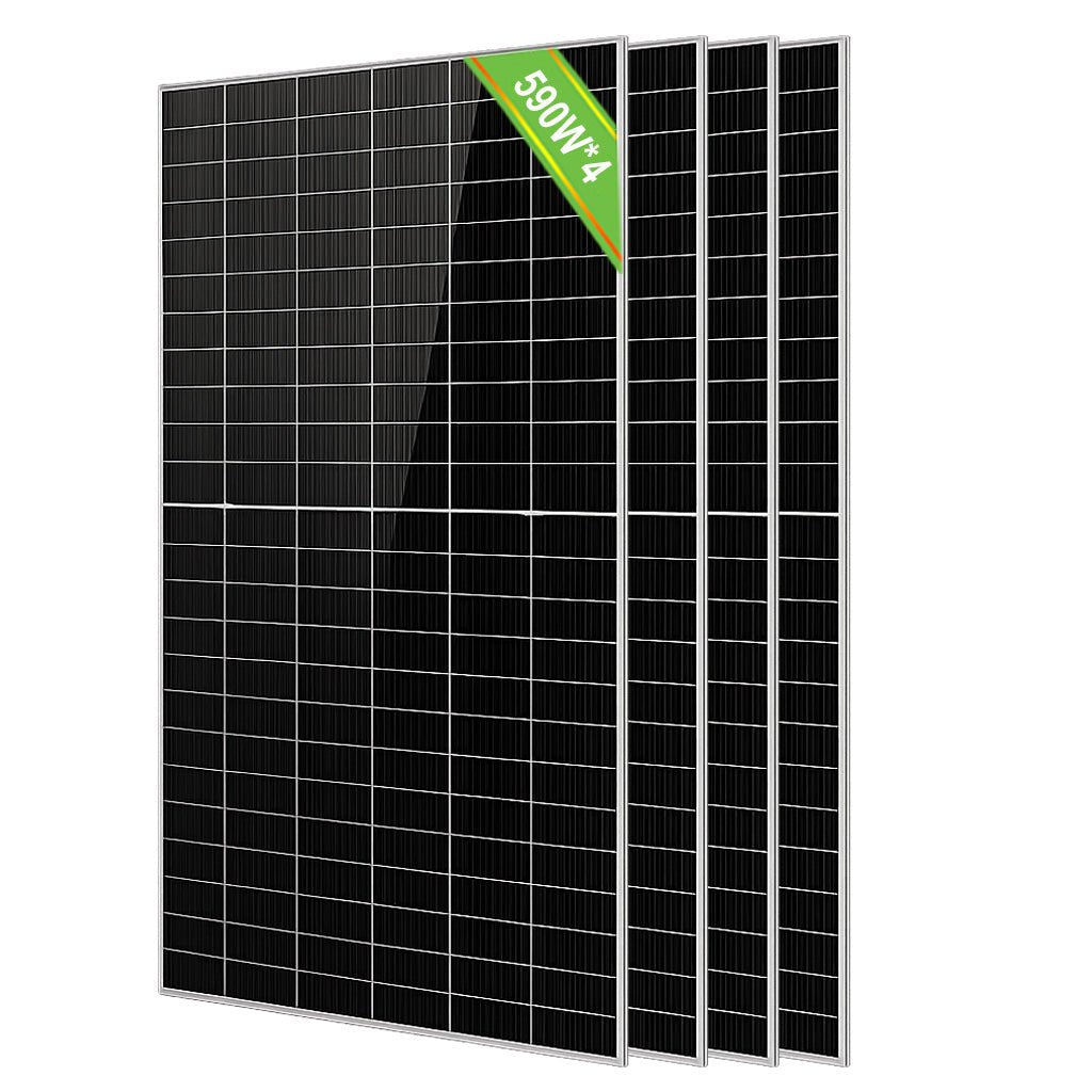 ECO - WORTHY 590W Bifacial N - Type Solar Panels - Solar panel - ECO - WORTHY