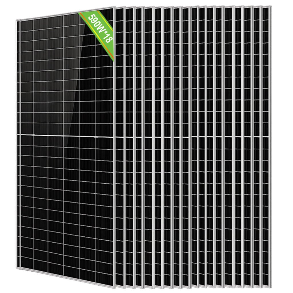 ECO - WORTHY 590W Bifacial N - Type Solar Panels - Solar panel - ECO - WORTHY