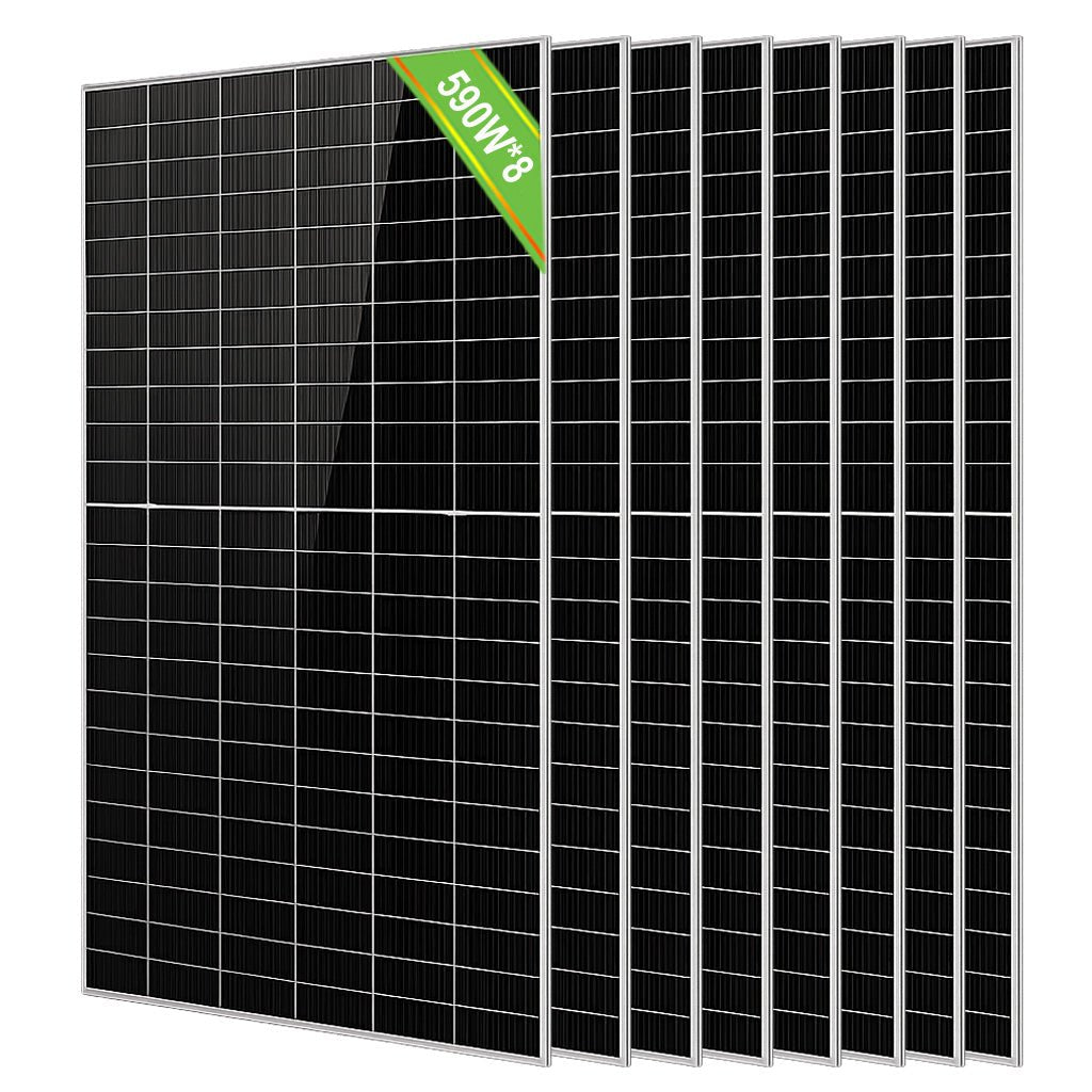 ECO - WORTHY 590W Bifacial N - Type Solar Panels - Solar panel - ECO - WORTHY