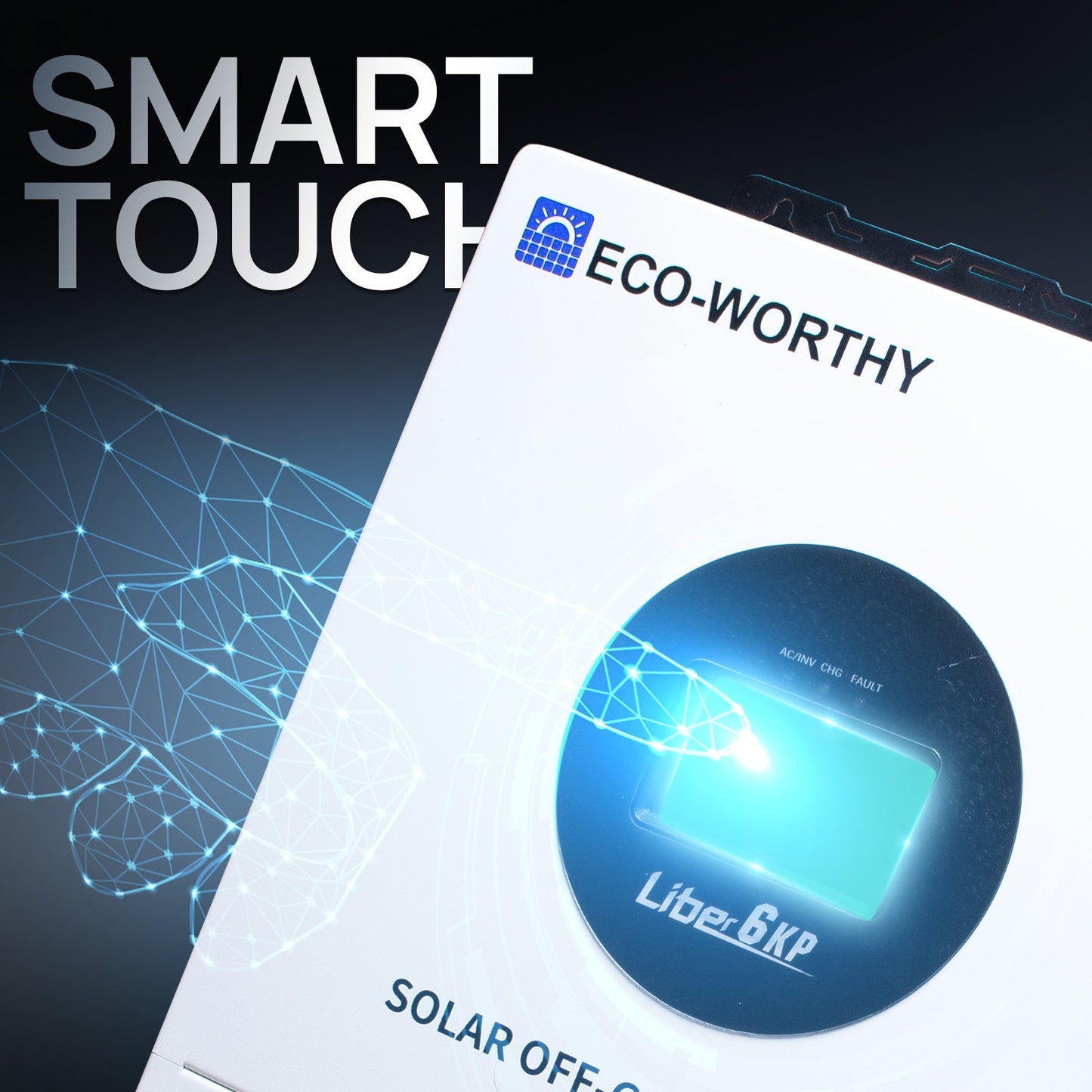 Eco-Worthy 6KW V2 Solar Off-grid Split-phase AIO Inverter, 48Vdc to 120Vac/240Vac, 9kW@500V PV Input - charge inverter - ECO-WORTHY