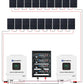 ECO - WORTHY Complete Off - Grid Solar Panel Kit | 2*5KW 120V/240V Output | 20.48kWh/30.72kWh Lithium Battery | 7380Watt /9840Watts of Solar Panels - kits - ECO - WORTHY