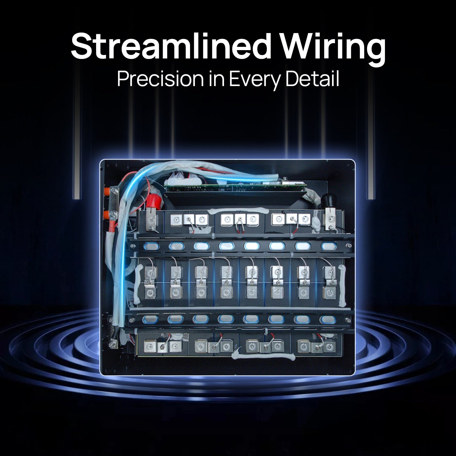 ECO - WORTHY Cubix 100 | 48V 100Ah Server Rack Battery | Bluetooth & WiFi | 10 Years Warranty | UL1973 | UL9540A | CEC - lithium battery - ECO - WORTHY