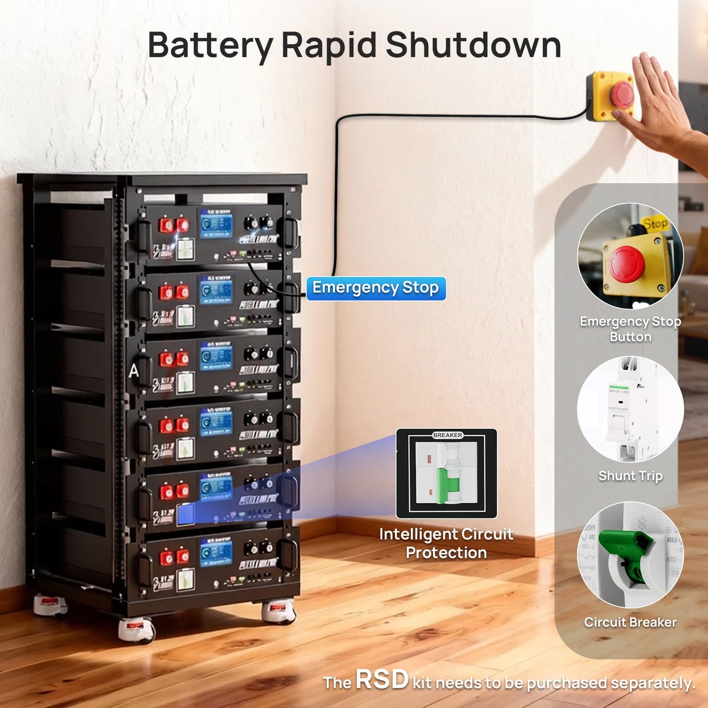 ECO - WORTHY Cubix 100 Pro | 48V 100AH Server Rack Battery | Bluetooth & WiFi | Low - Temp Ready | 10 Years Warranty - lithium battery - ECO - WORTHY